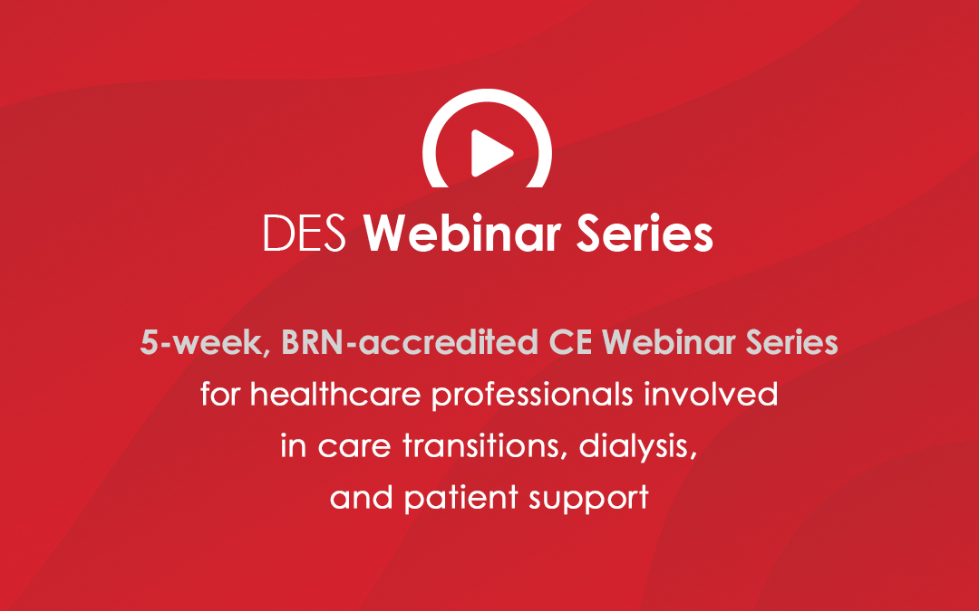 Tightening the Safety Net: Closing Cracks in Care – Our 5-Week CE Webinar Series